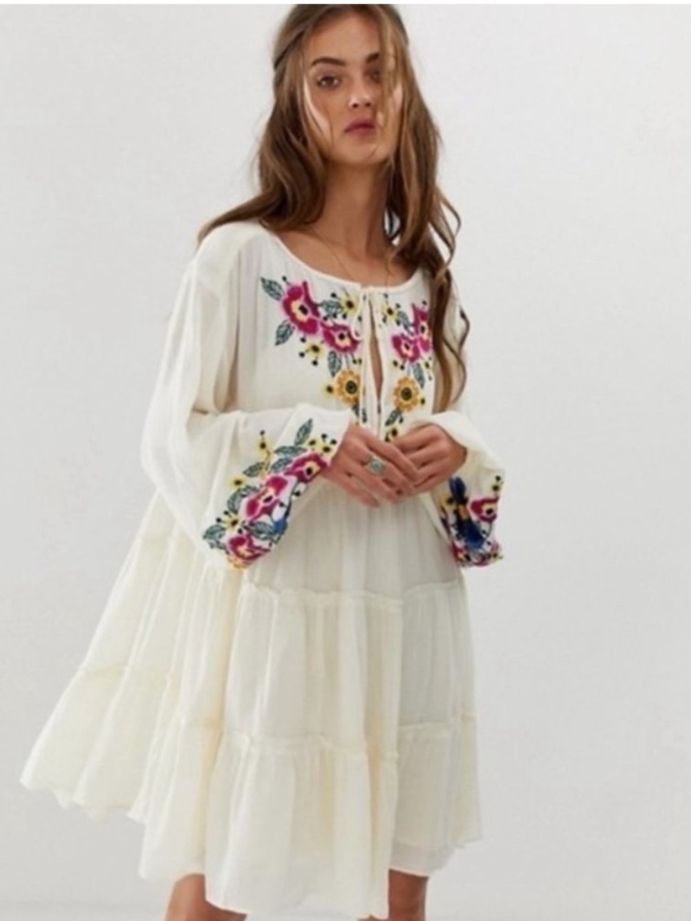 Free People Spell On You Embroidered dress